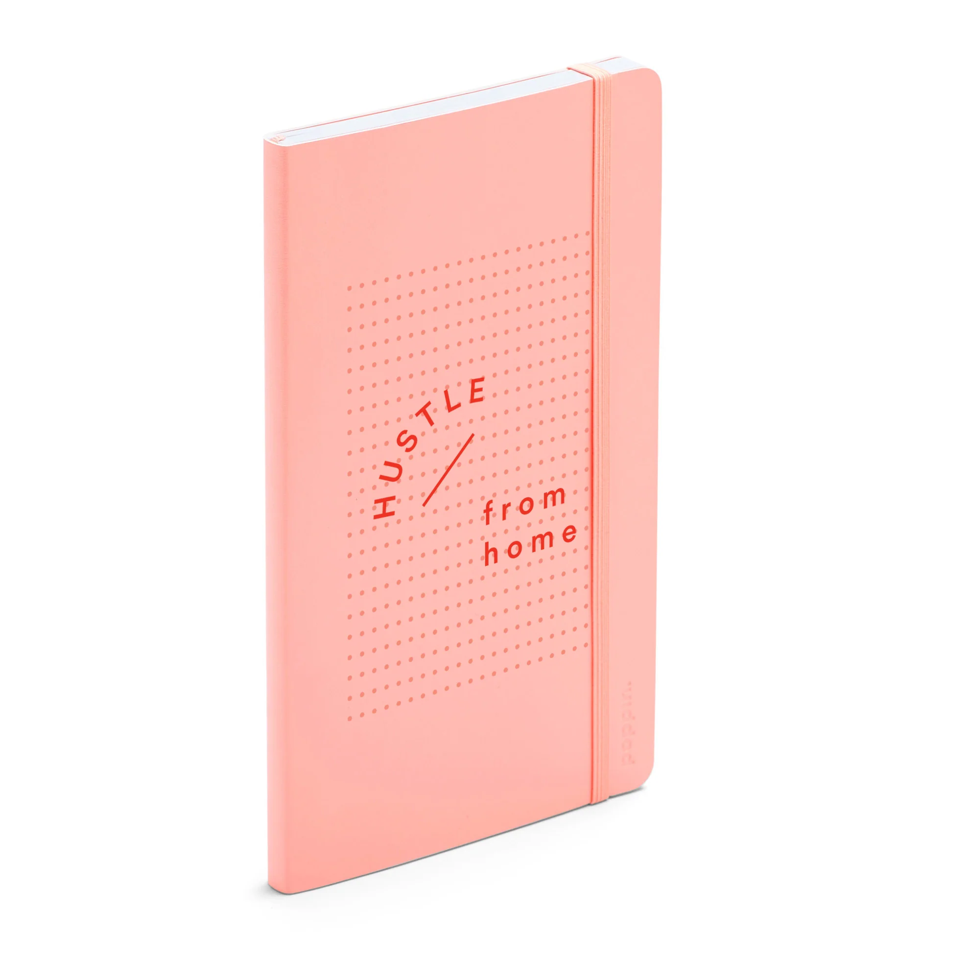 Blush Hustle From Home Medium Soft Cover Notebook