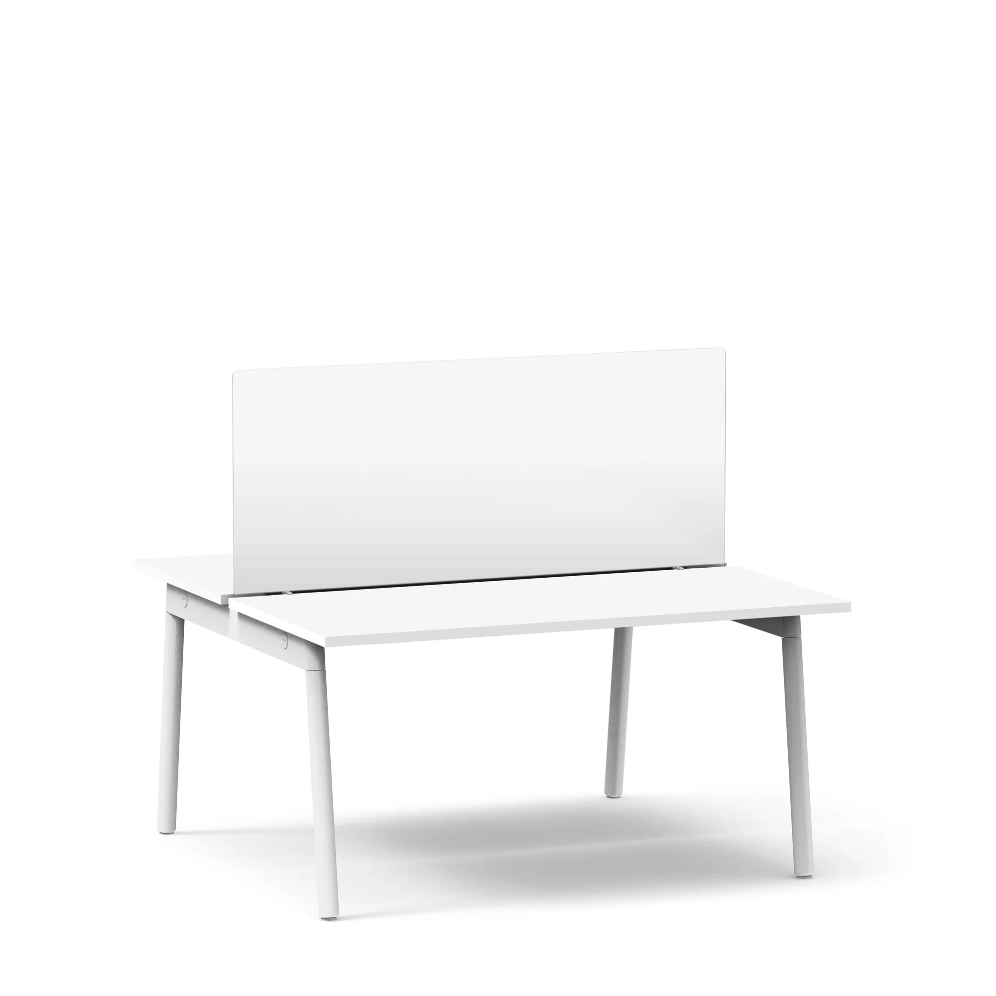Tall Frost White Privacy Panel, Face-to-Face 5 Tall Frost White Privacy Panel, Face-to-Face
