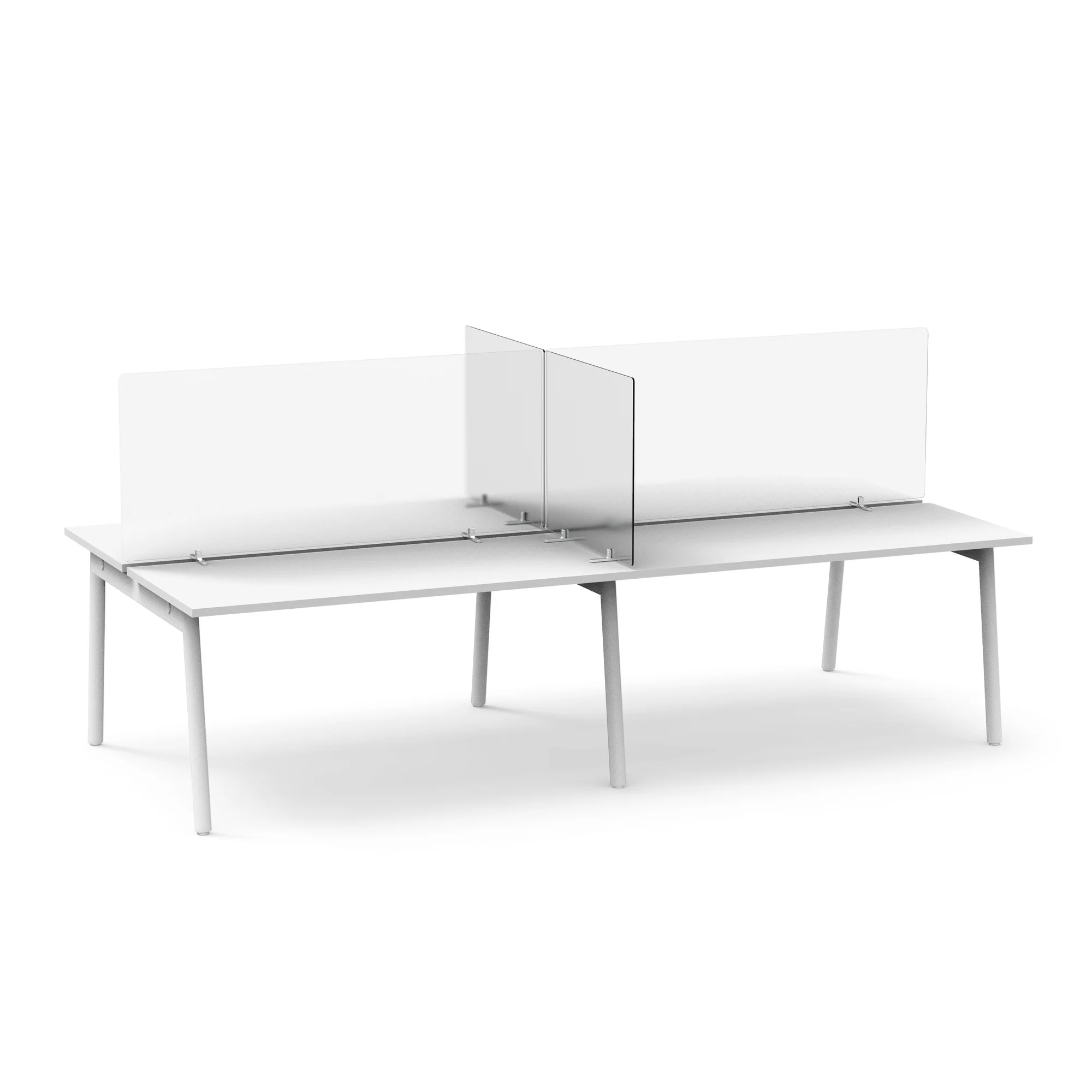 Tall Frost White Privacy Panel, Footed 11 Tall Frost White Privacy Panel, Footed