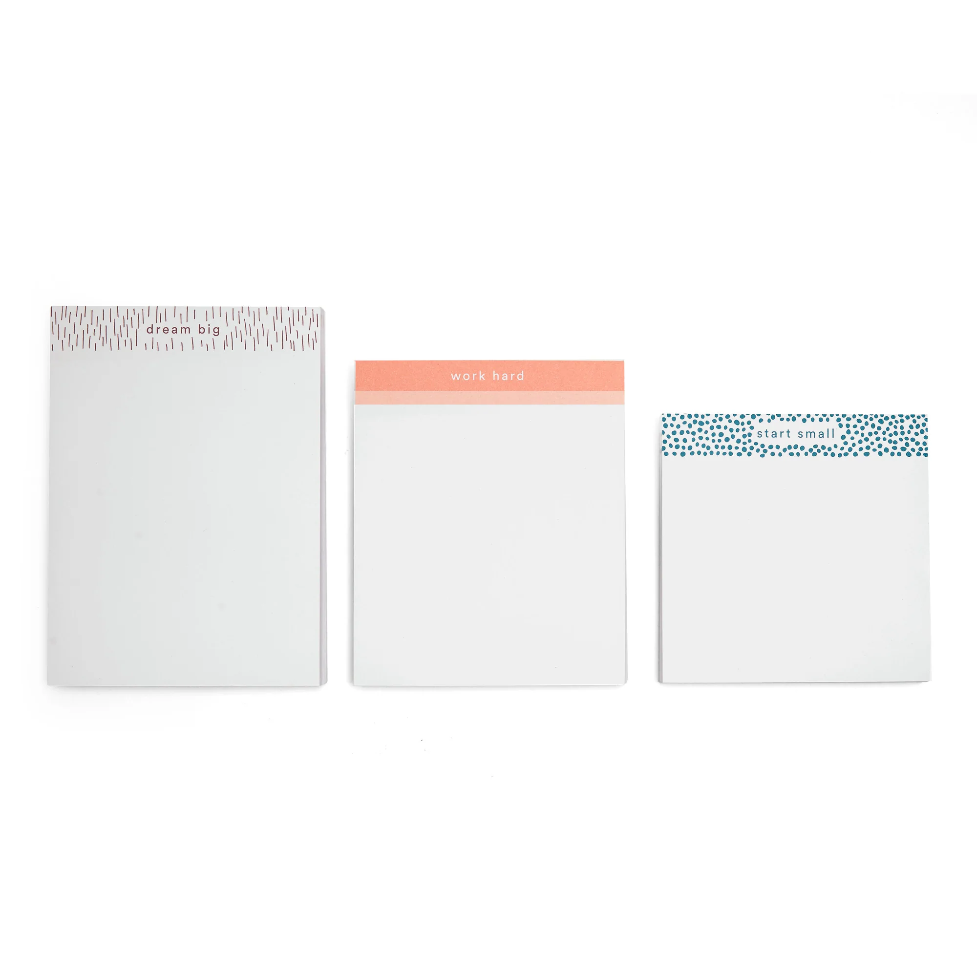 Elements Assorted Dream Big Writing Pads, Set of 3 3 Elements Assorted Dream Big Writing Pads, Set of 3