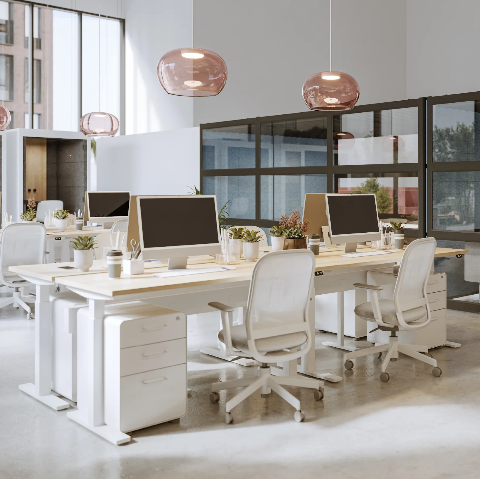 Series L 2S Adjustable Height Desk