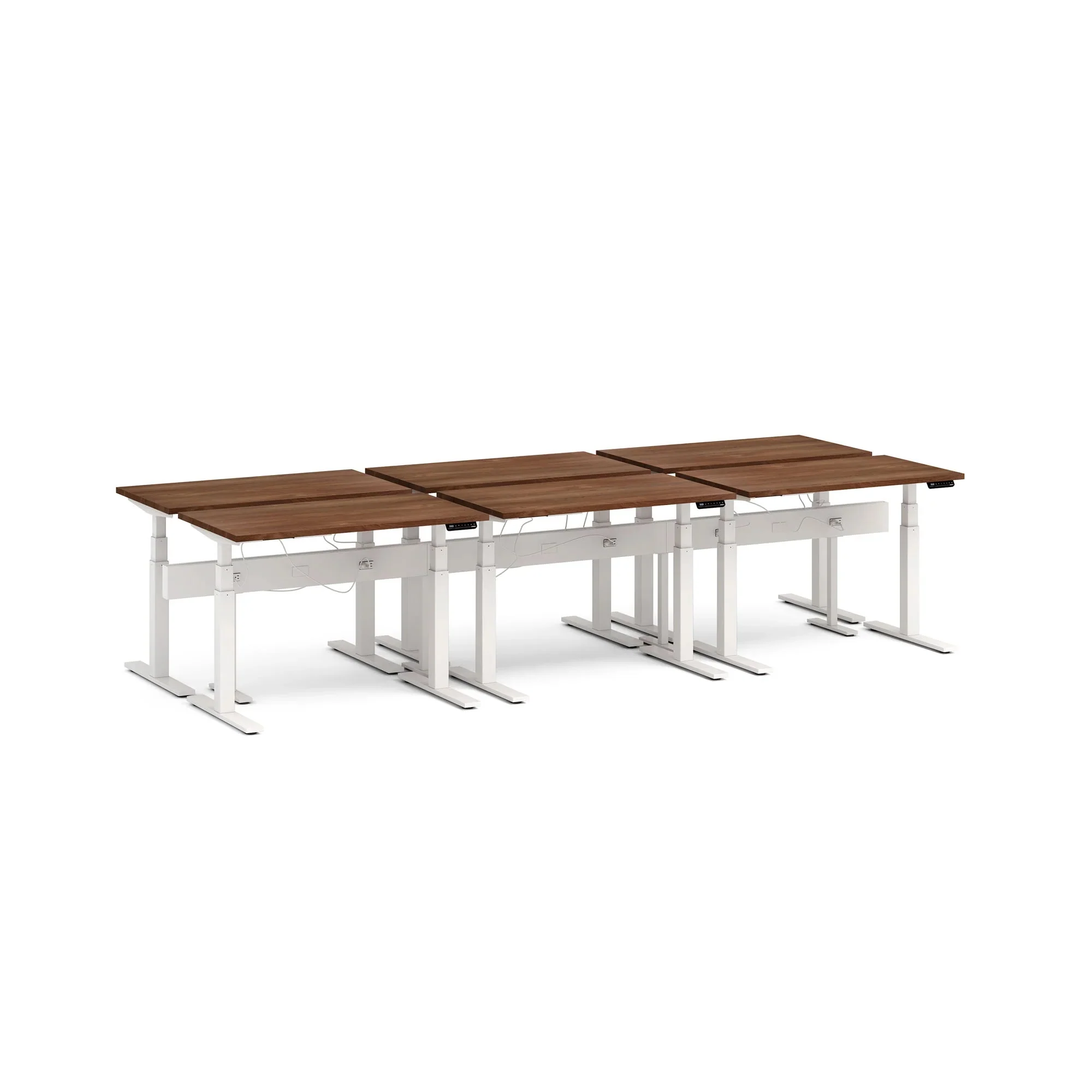 Series L 3S Desk for 6 + Boom Power Rail 12 Series L 3S Desk for 6 + Boom Power Rail