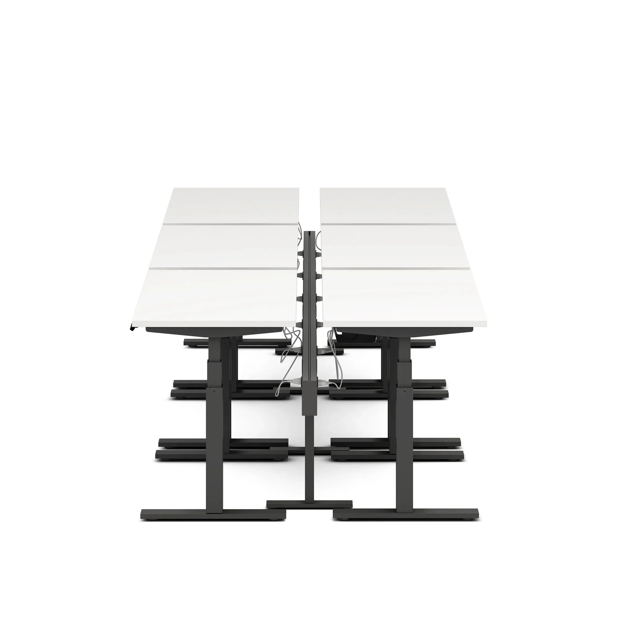 Series L 3S Desk for 6 + Boom Power Rail 18 Series L 3S Desk for 6 + Boom Power Rail