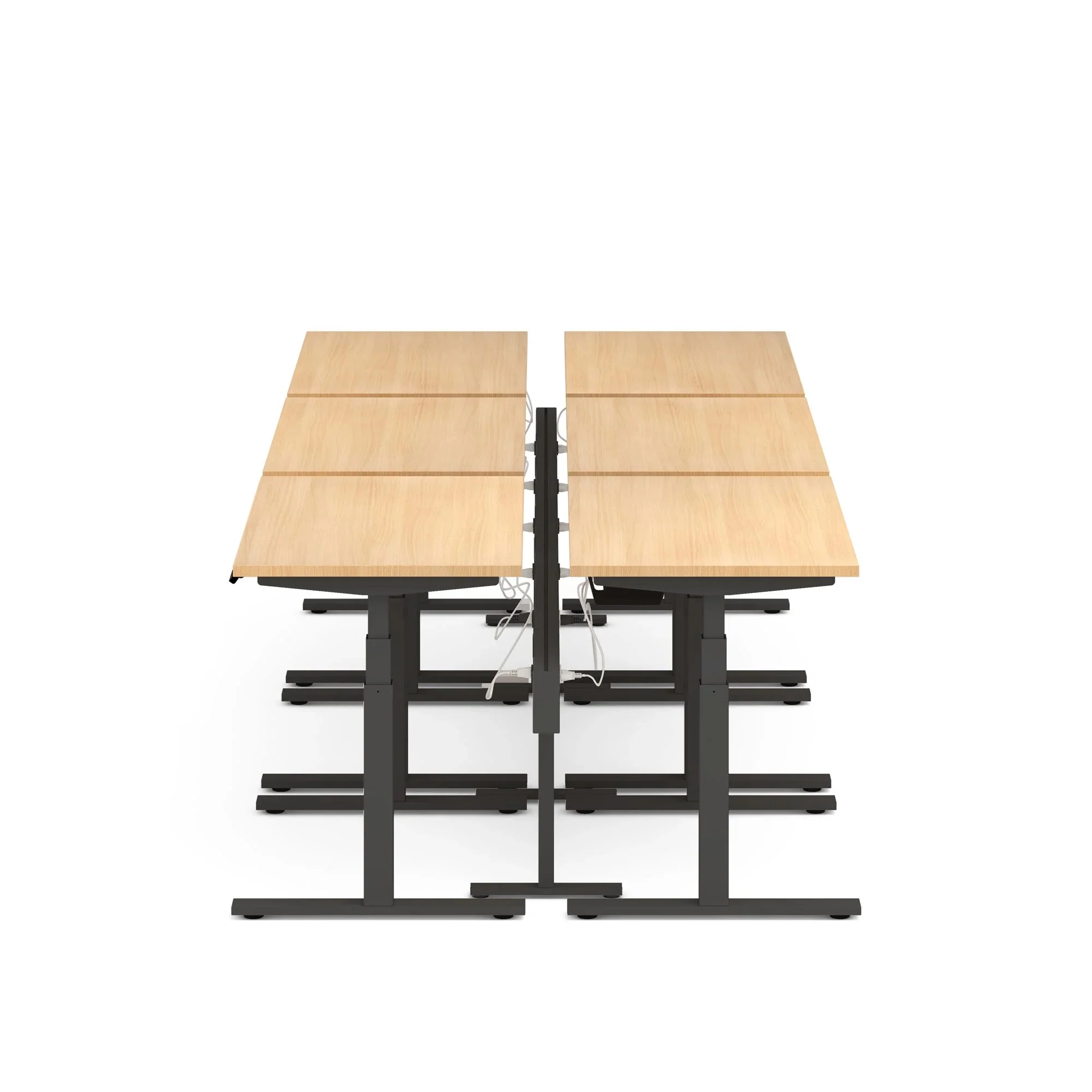 Series L 3S Desk for 6 + Boom Power Rail 23 Series L 3S Desk for 6 + Boom Power Rail