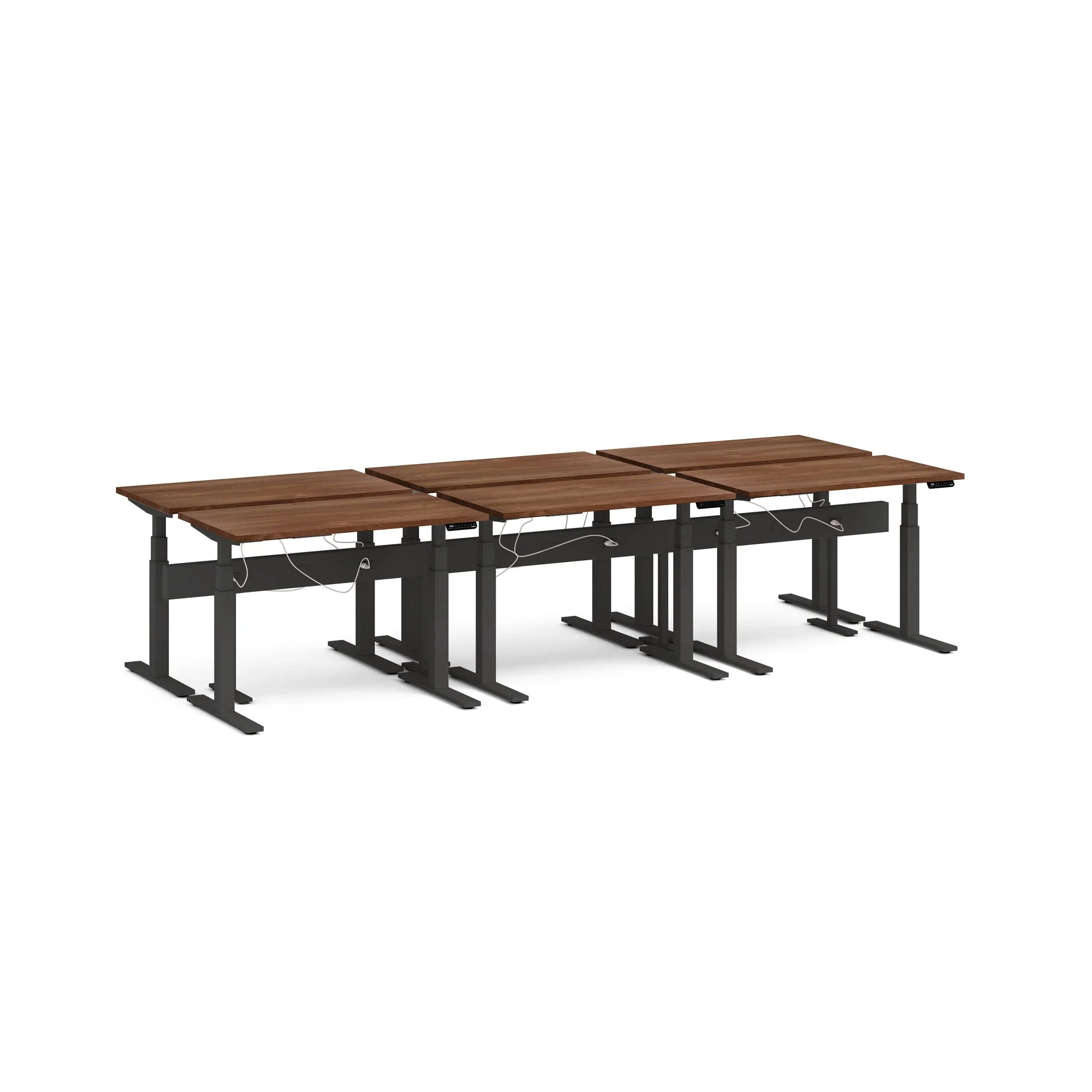 Series L 3S Desk for 6 + Boom Power Rail 27 Series L 3S Desk for 6 + Boom Power Rail