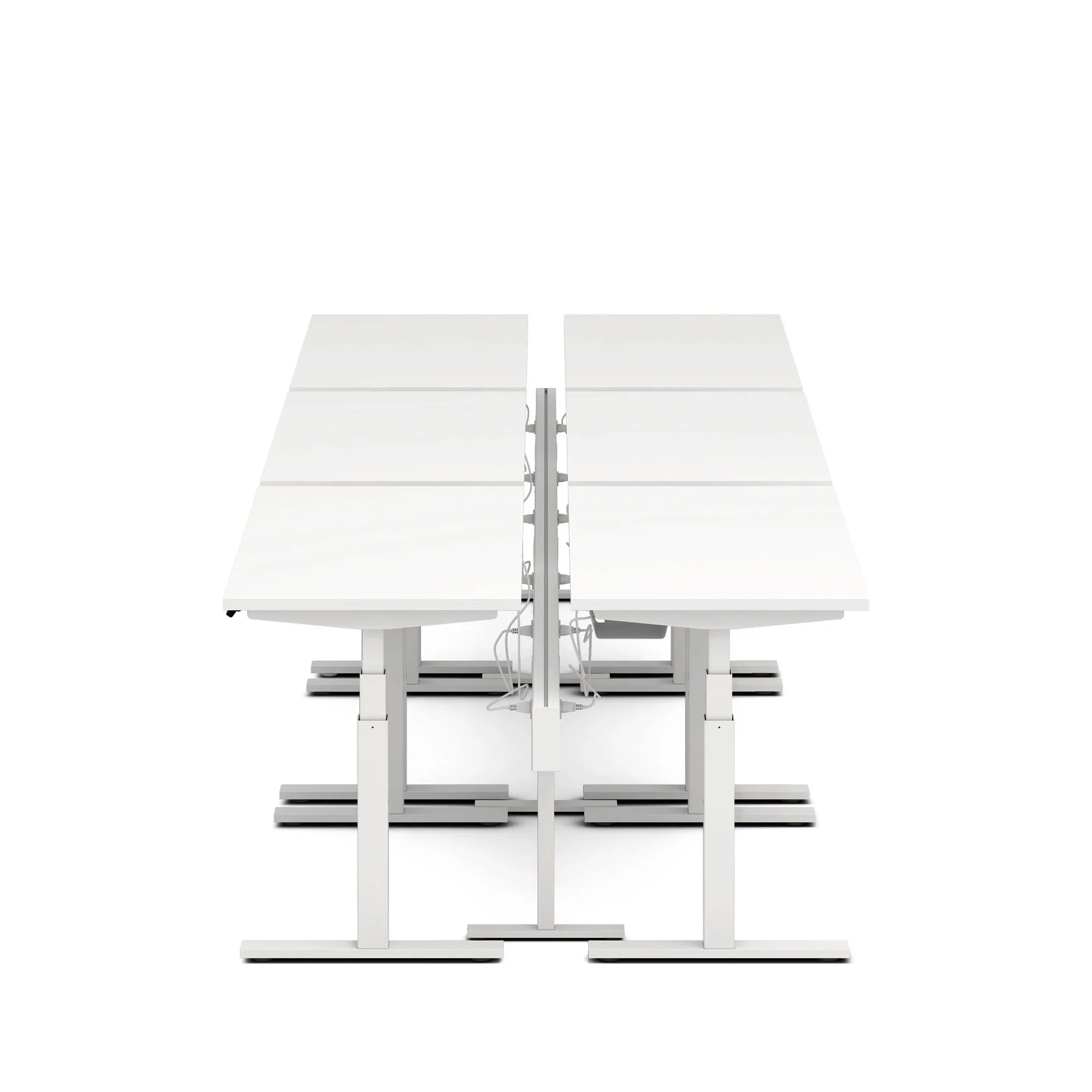 Series L 3S Desk for 6 + Boom Power Rail 33 Series L 3S Desk for 6 + Boom Power Rail