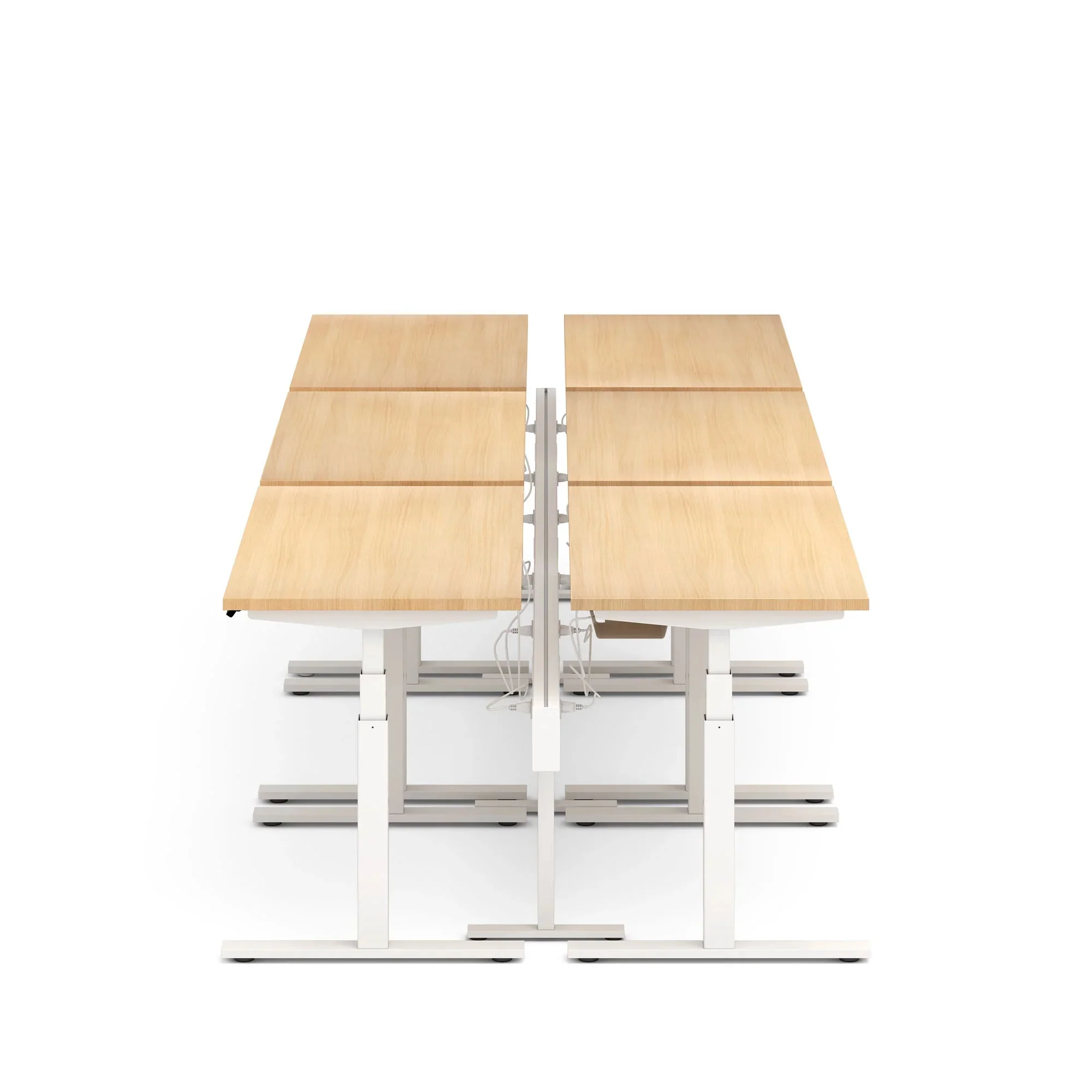 Series L 3S Desk for 6 + Boom Power Rail 38 Series L 3S Desk for 6 + Boom Power Rail