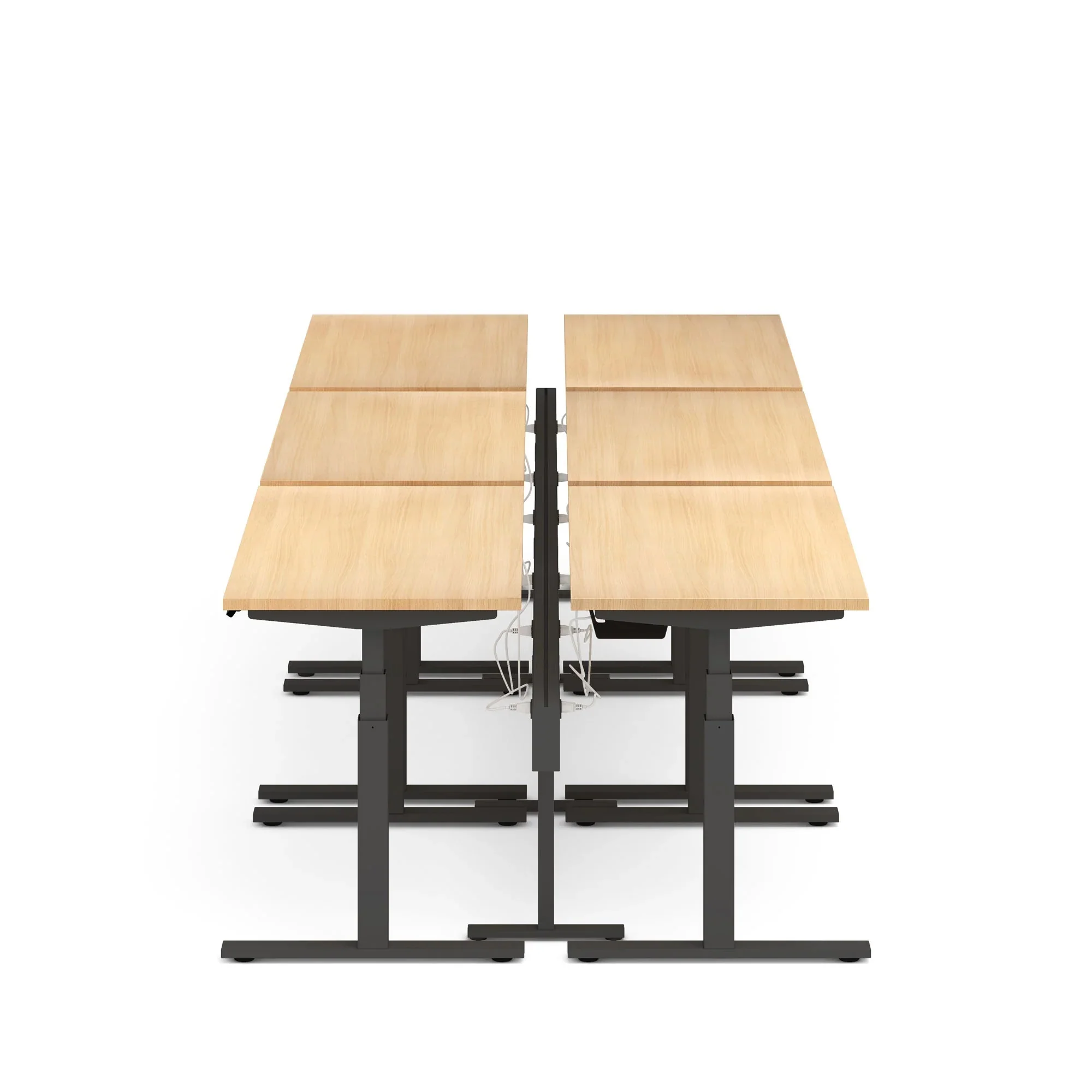 Series L 3S Desk for 6 + Boom Power Rail 53 Series L 3S Desk for 6 + Boom Power Rail