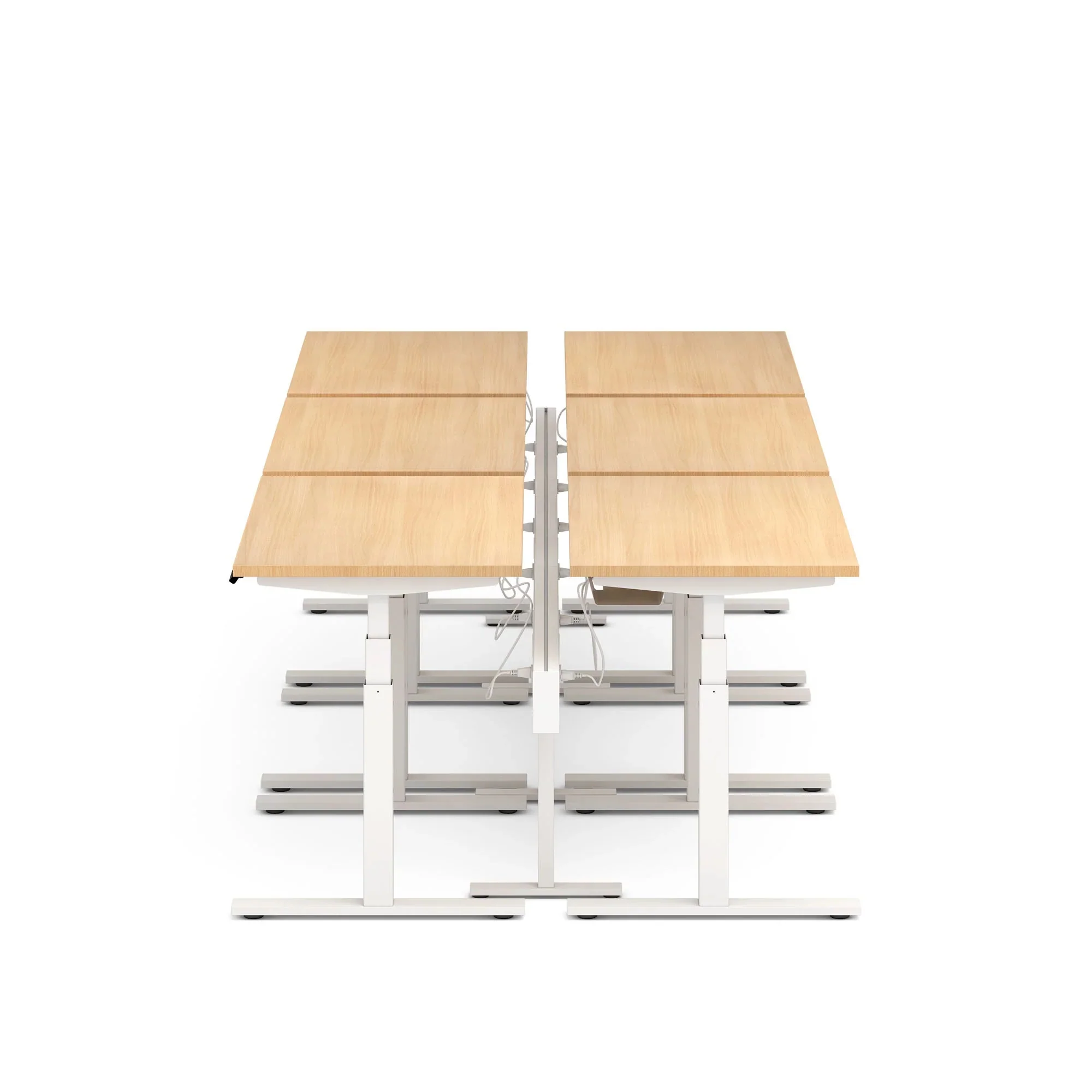 Series L 3S Desk for 6 + Boom Power Rail 8 Series L 3S Desk for 6 + Boom Power Rail