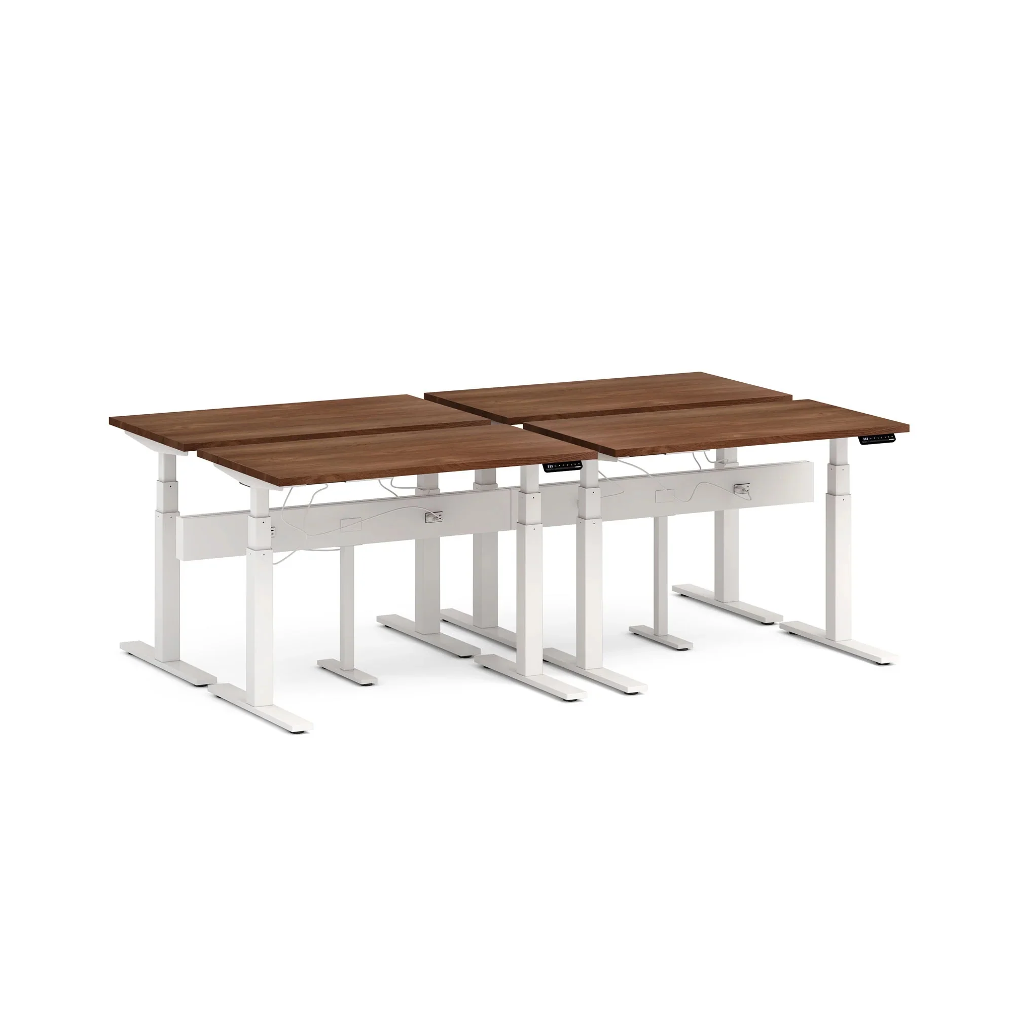 Series L 3S Desk for 4 + Boom Power Rail 12 Series L 3S Desk for 4 + Boom Power Rail