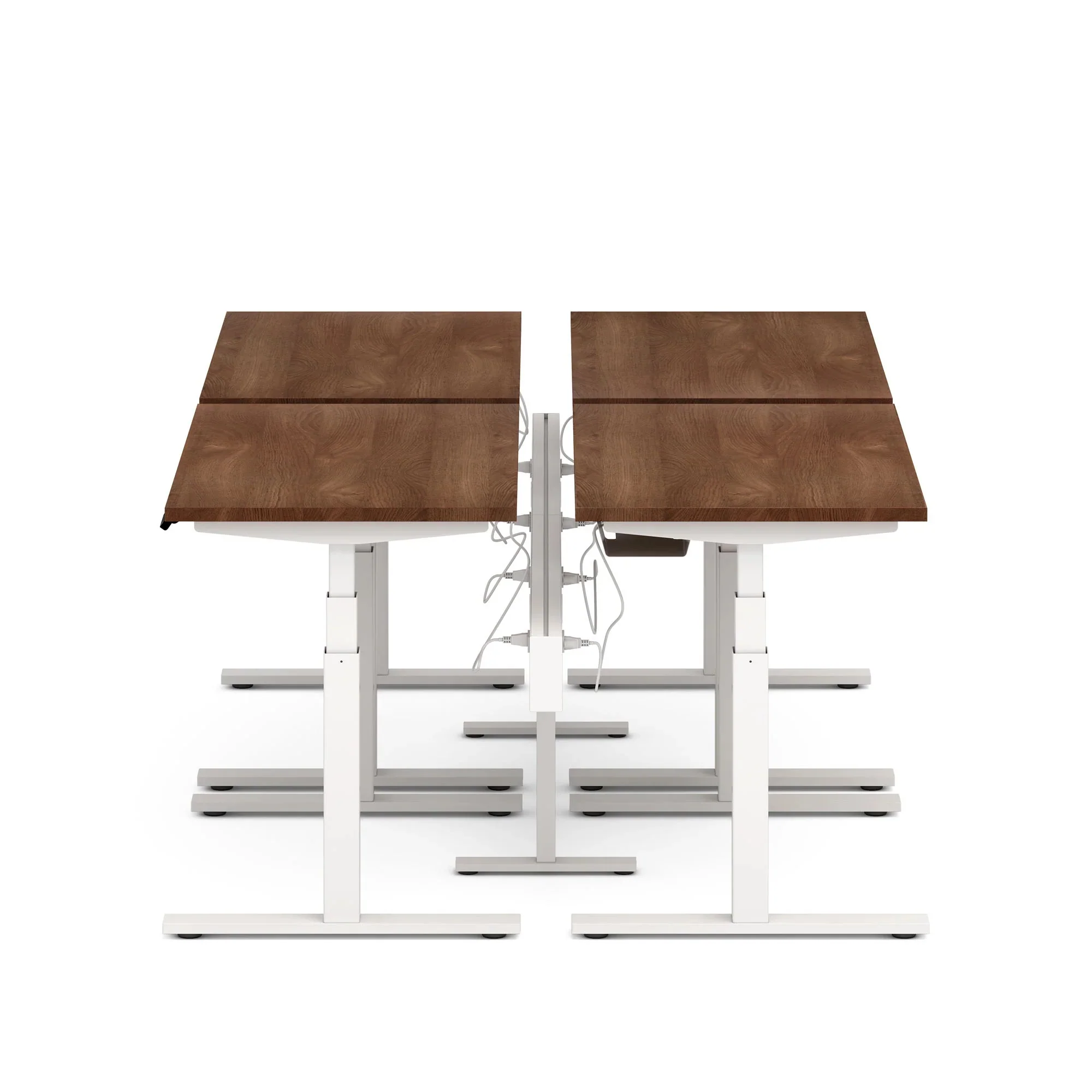 Series L 3S Desk for 4 + Boom Power Rail 13 Series L 3S Desk for 4 + Boom Power Rail