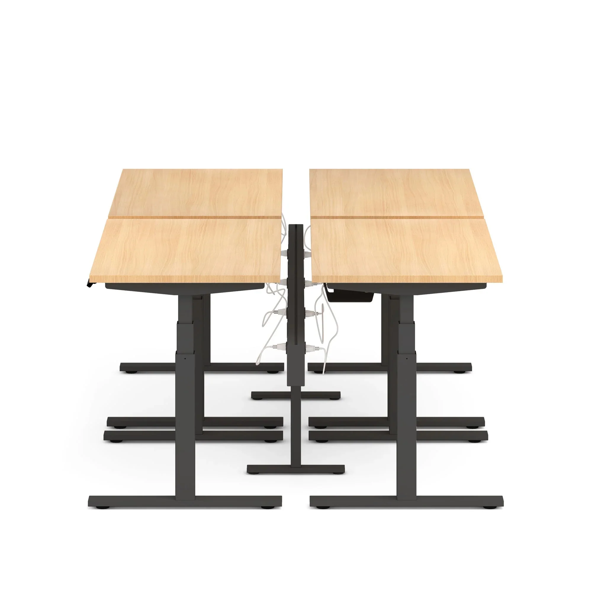 Series L 3S Desk for 4 + Boom Power Rail 23 Series L 3S Desk for 4 + Boom Power Rail