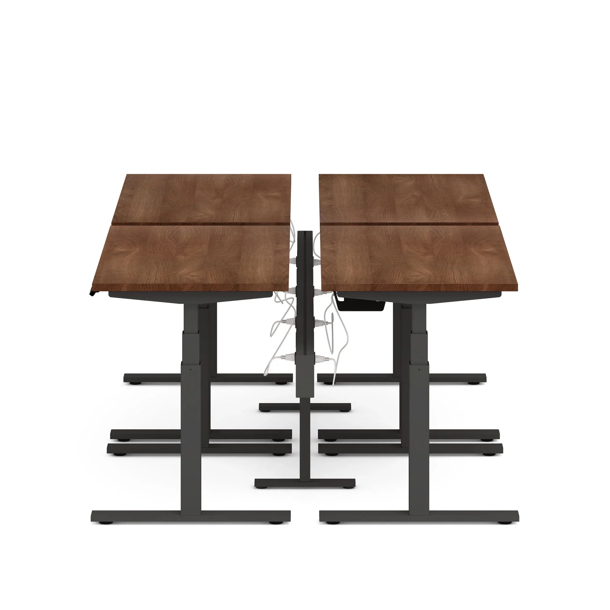 Series L 3S Desk for 4 + Boom Power Rail 28 Series L 3S Desk for 4 + Boom Power Rail