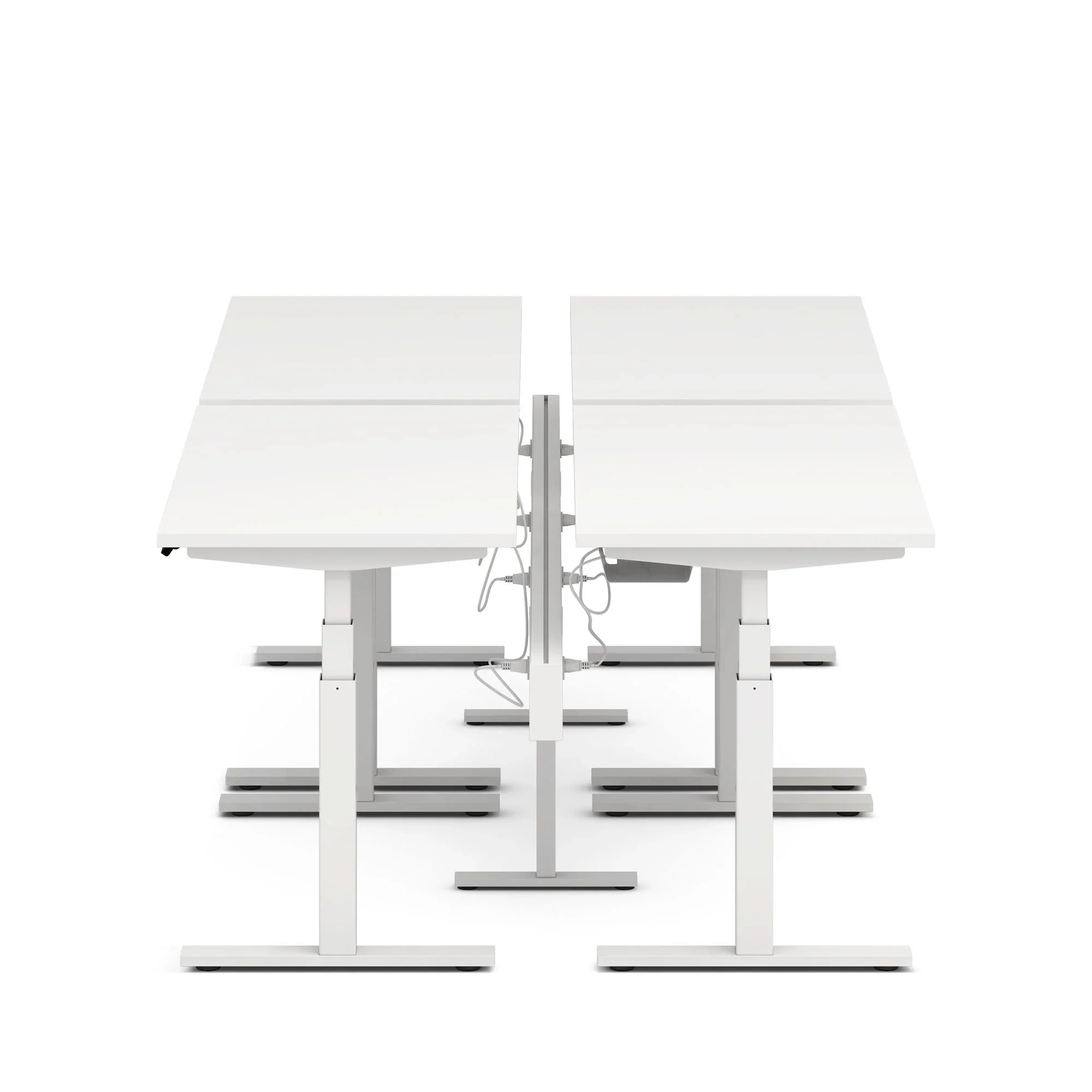 Series L 3S Desk for 4 + Boom Power Rail 33 Series L 3S Desk for 4 + Boom Power Rail