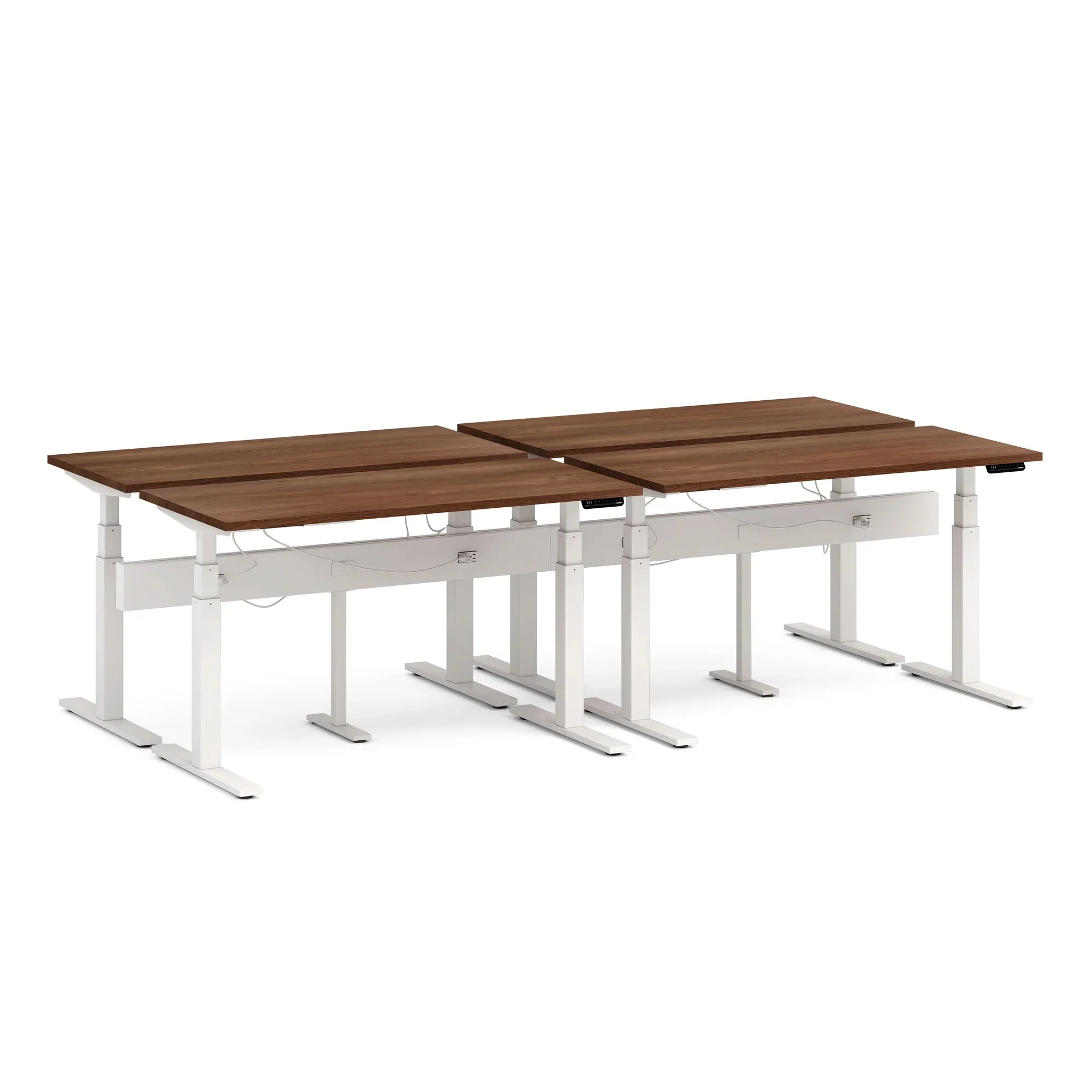 Series L 3S Desk for 4 + Boom Power Rail 42 Series L 3S Desk for 4 + Boom Power Rail