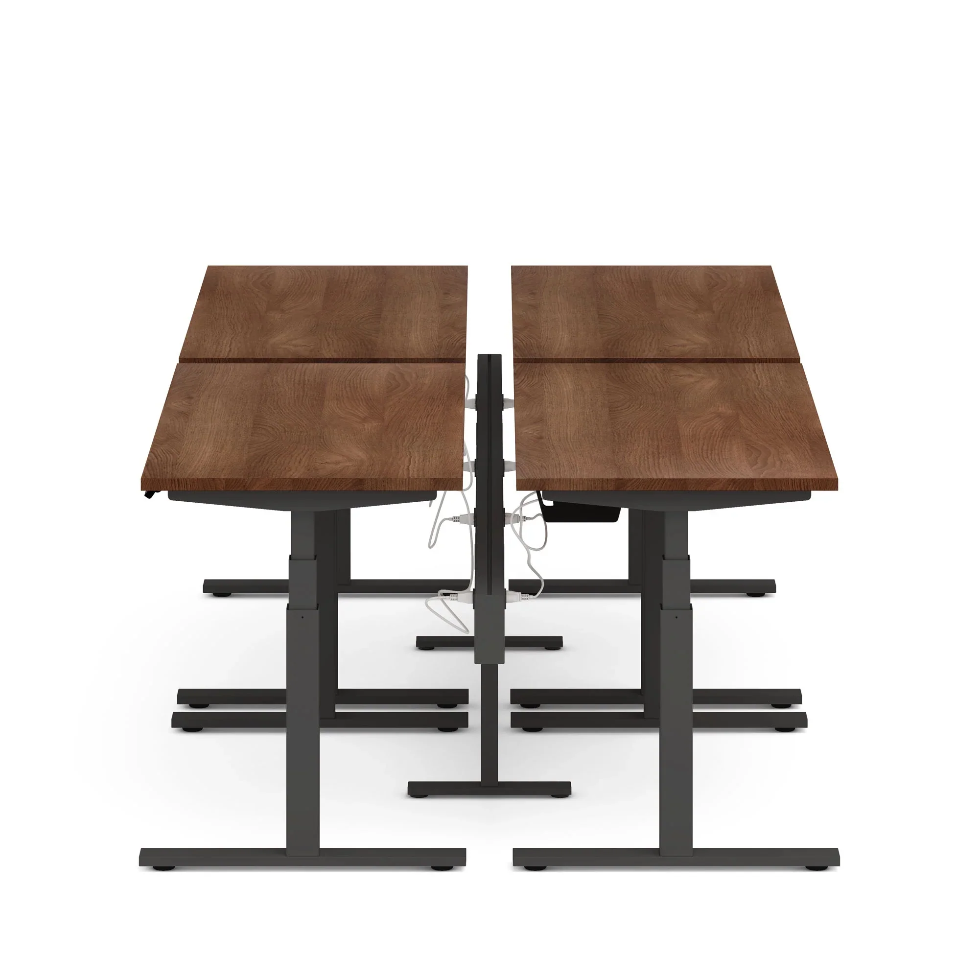 Series L 3S Desk for 4 + Boom Power Rail 58 Series L 3S Desk for 4 + Boom Power Rail
