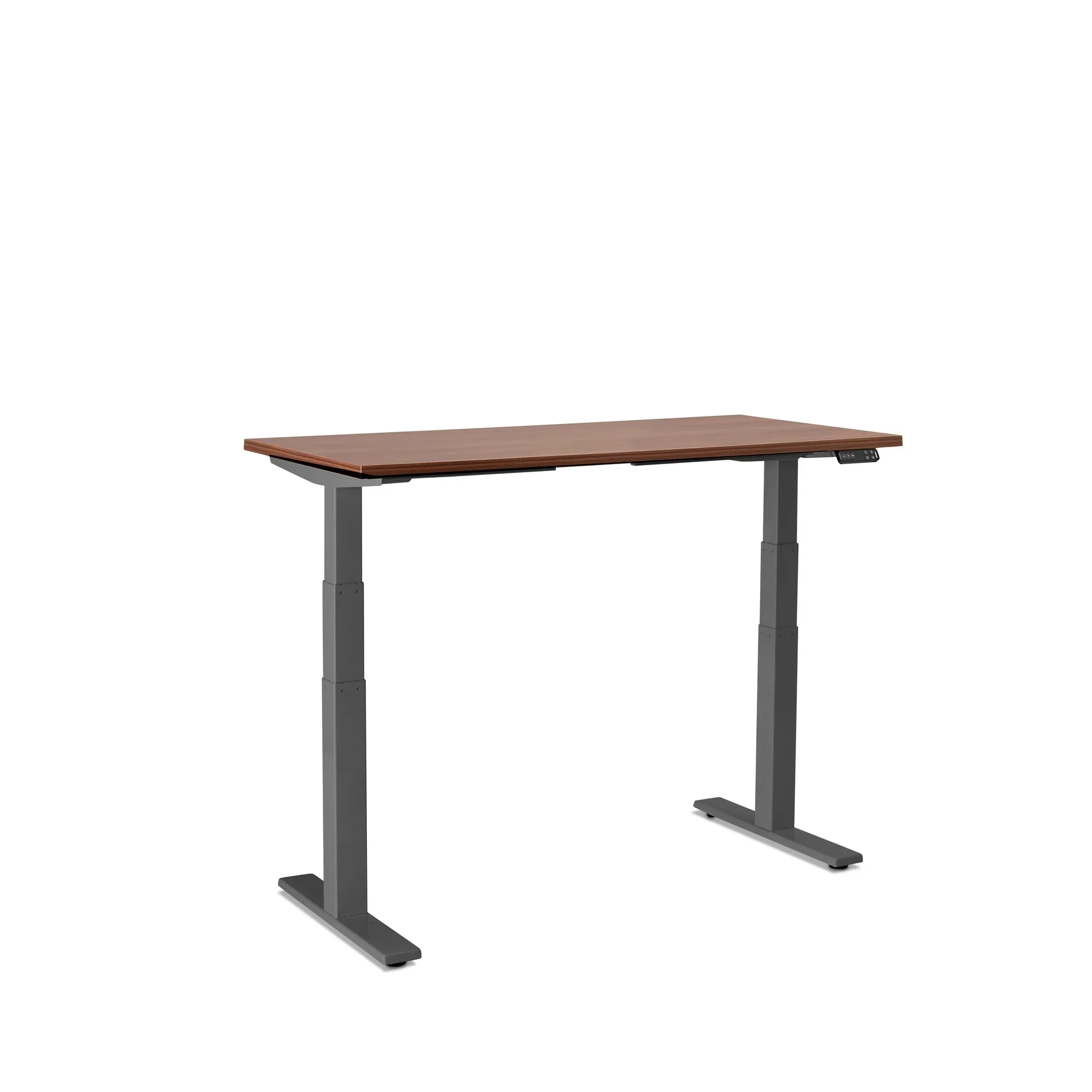 Series L 3S Desk for 2 + Boom Power Rail