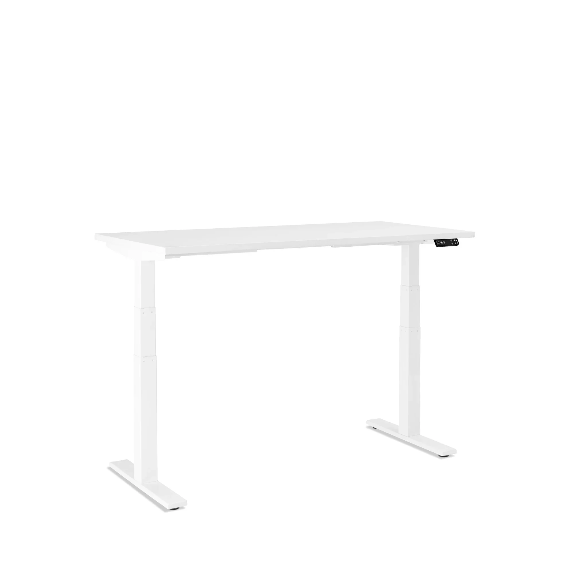 Series L 3S Desk for 2 + Boom Power Rail