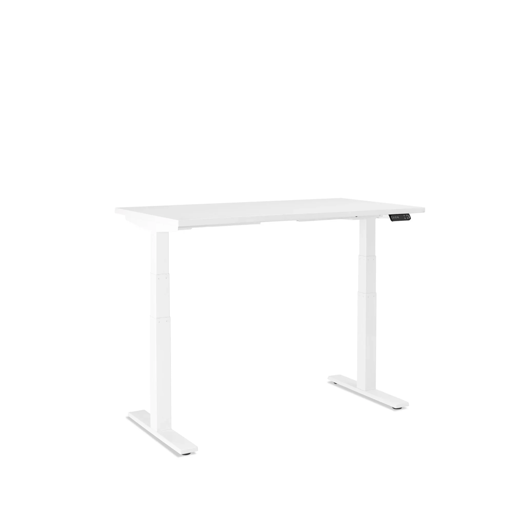 Series L 3S Desk for 2 + Boom Power Rail