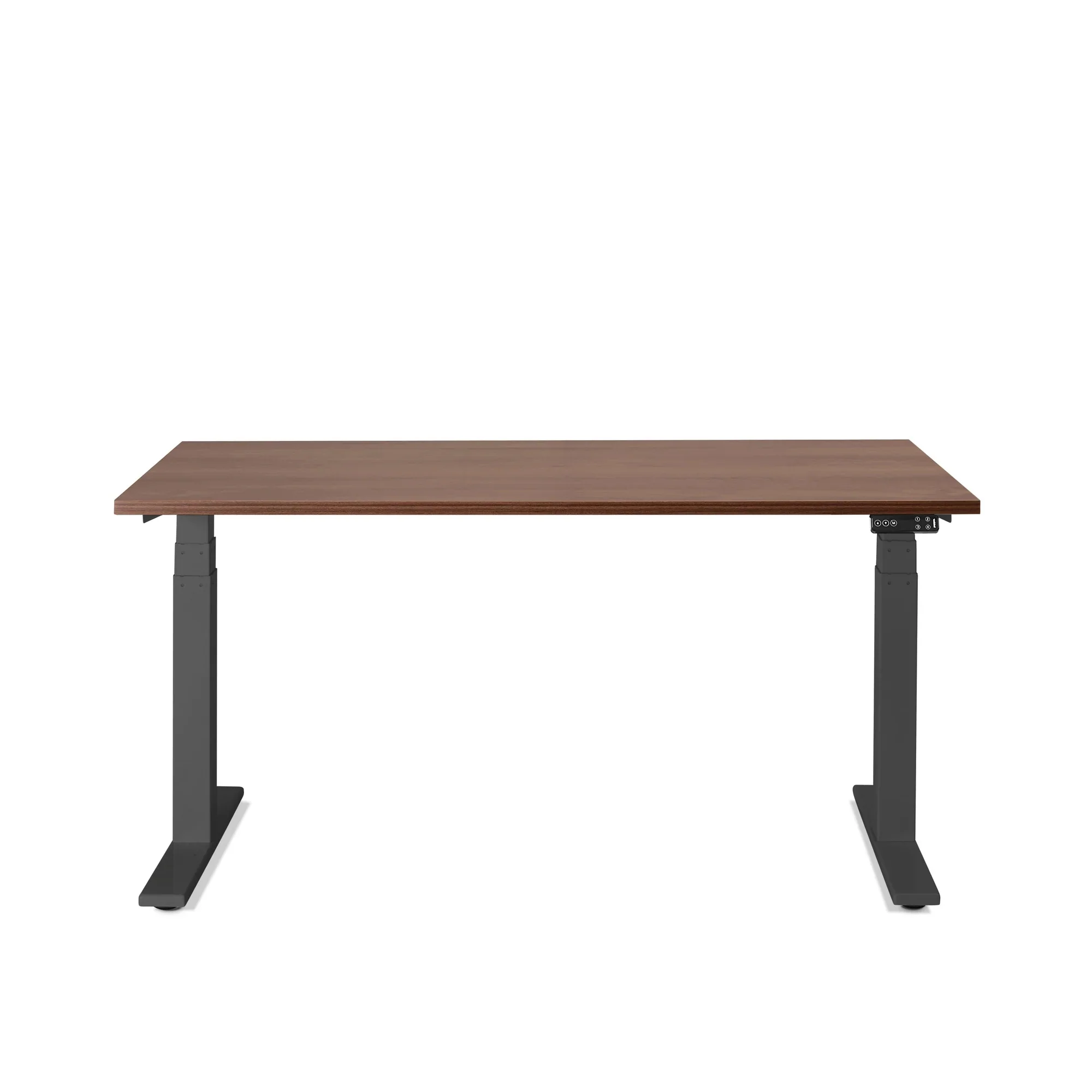 Series L 3S Desk for 2 + Boom Power Rail
