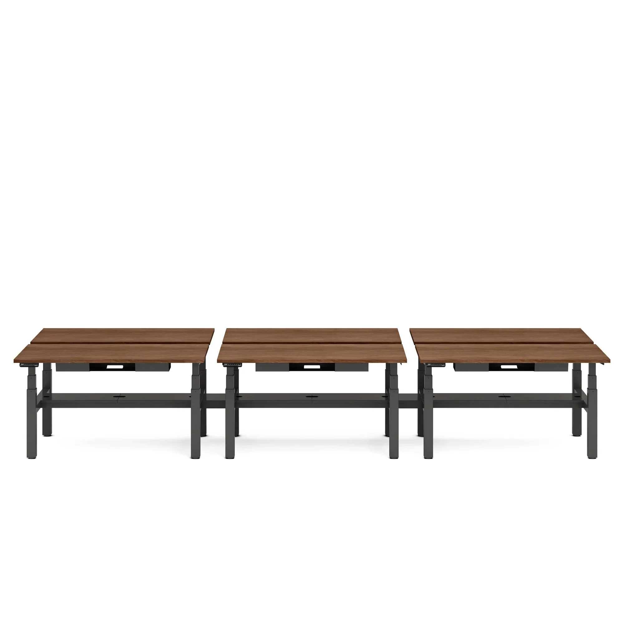 Series L 3S Adjustable Height Double Desk for 6 20 Series L 3S Adjustable Height Double Desk for 6