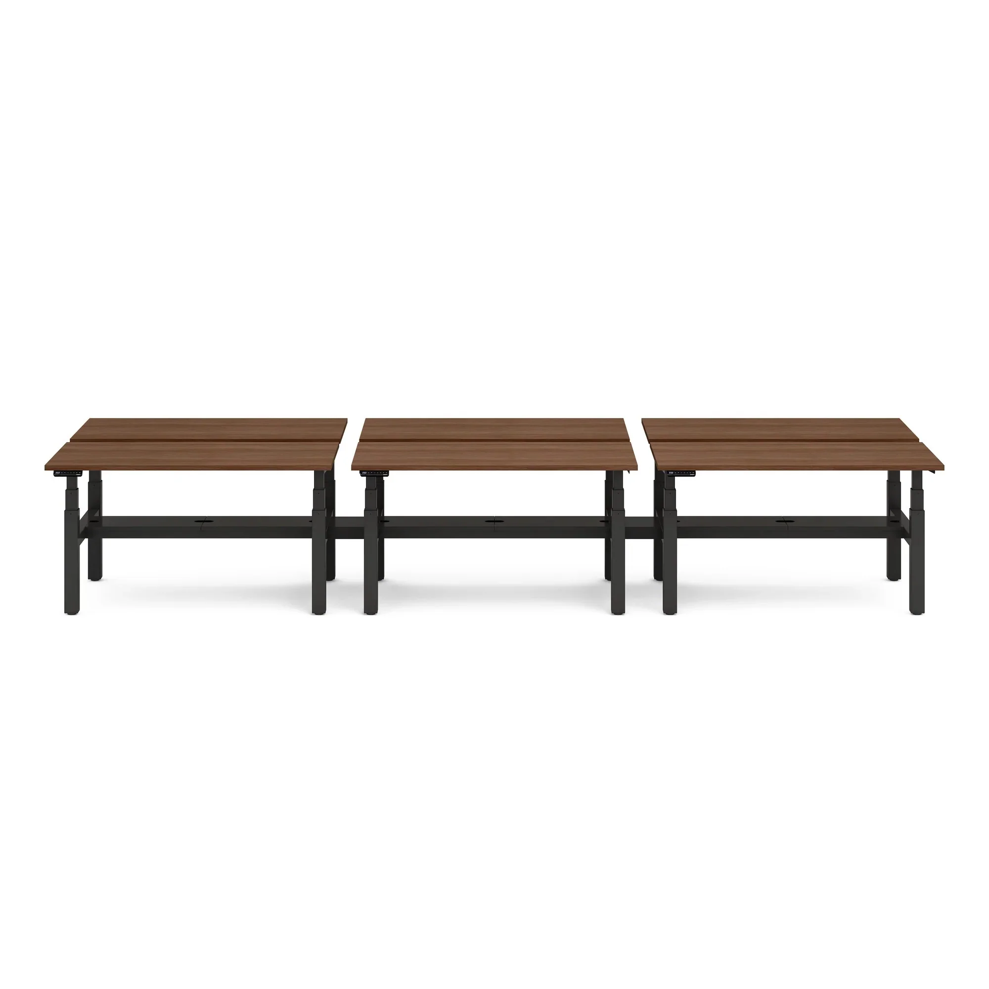 Series L 3S Adjustable Height Double Desk for 6 29 Series L 3S Adjustable Height Double Desk for 6