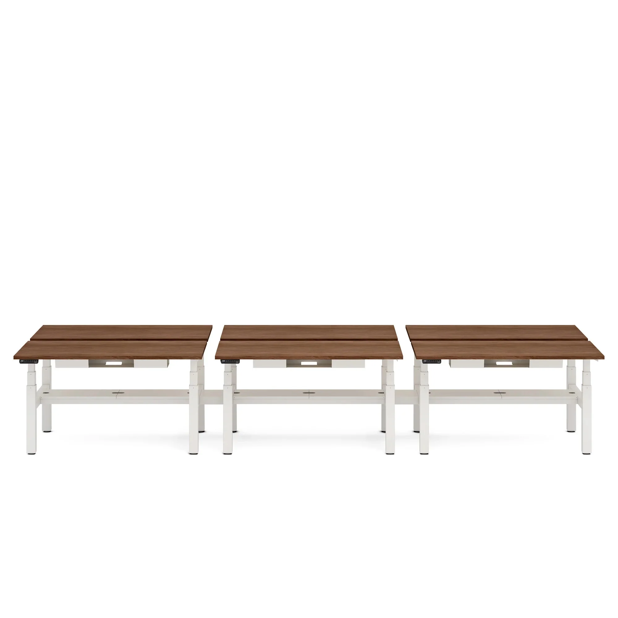 Series L 3S Adjustable Height Double Desk for 6 8 Series L 3S Adjustable Height Double Desk for 6