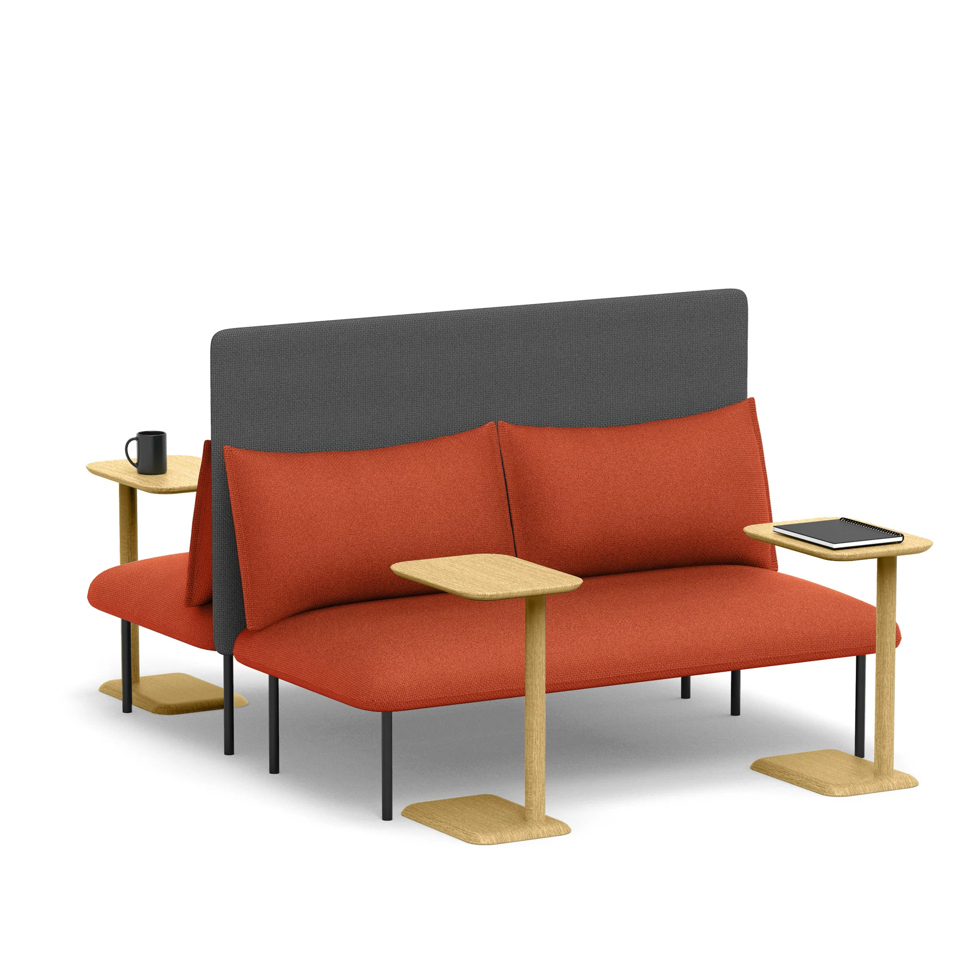QT Adaptable Back to Back Lounge Sofa 4 QT Adaptable Back to Back Lounge Sofa