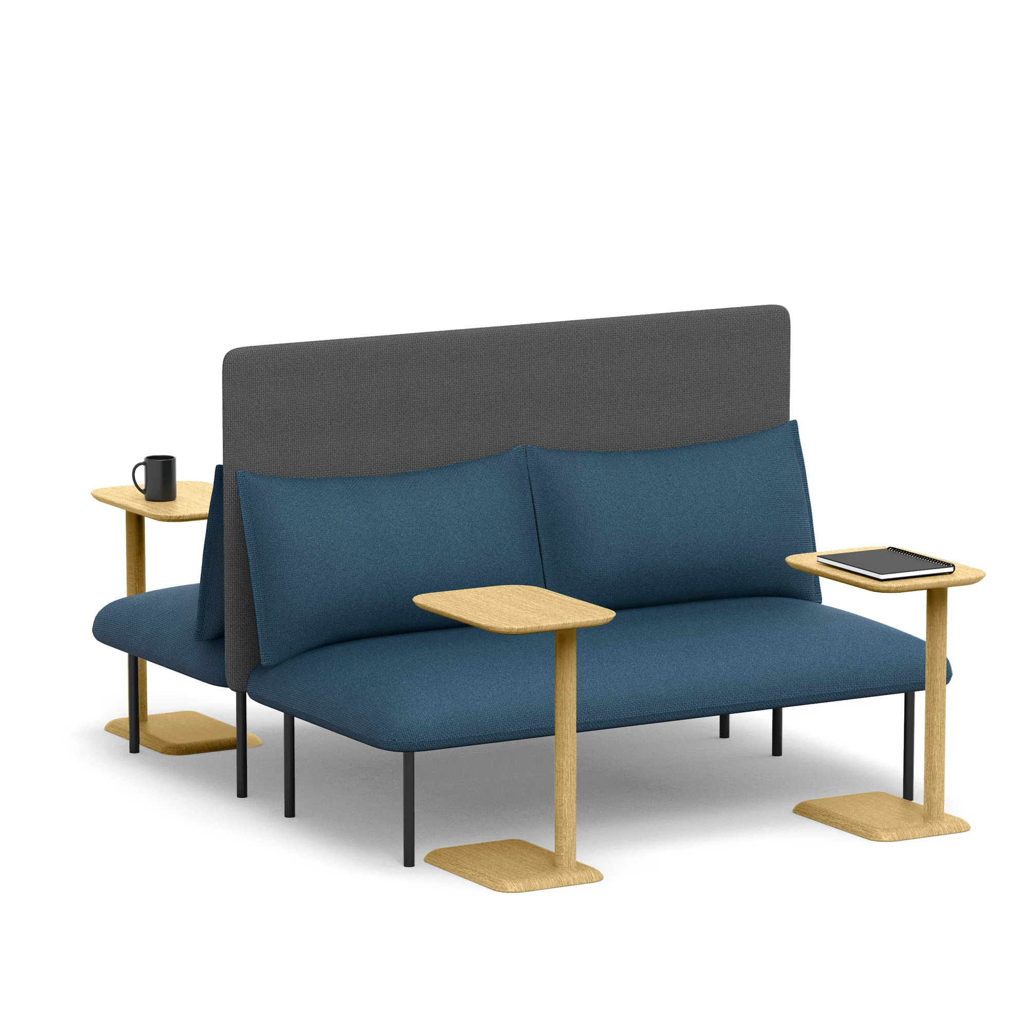 QT Adaptable Back to Back Lounge Sofa 8 QT Adaptable Back to Back Lounge Sofa