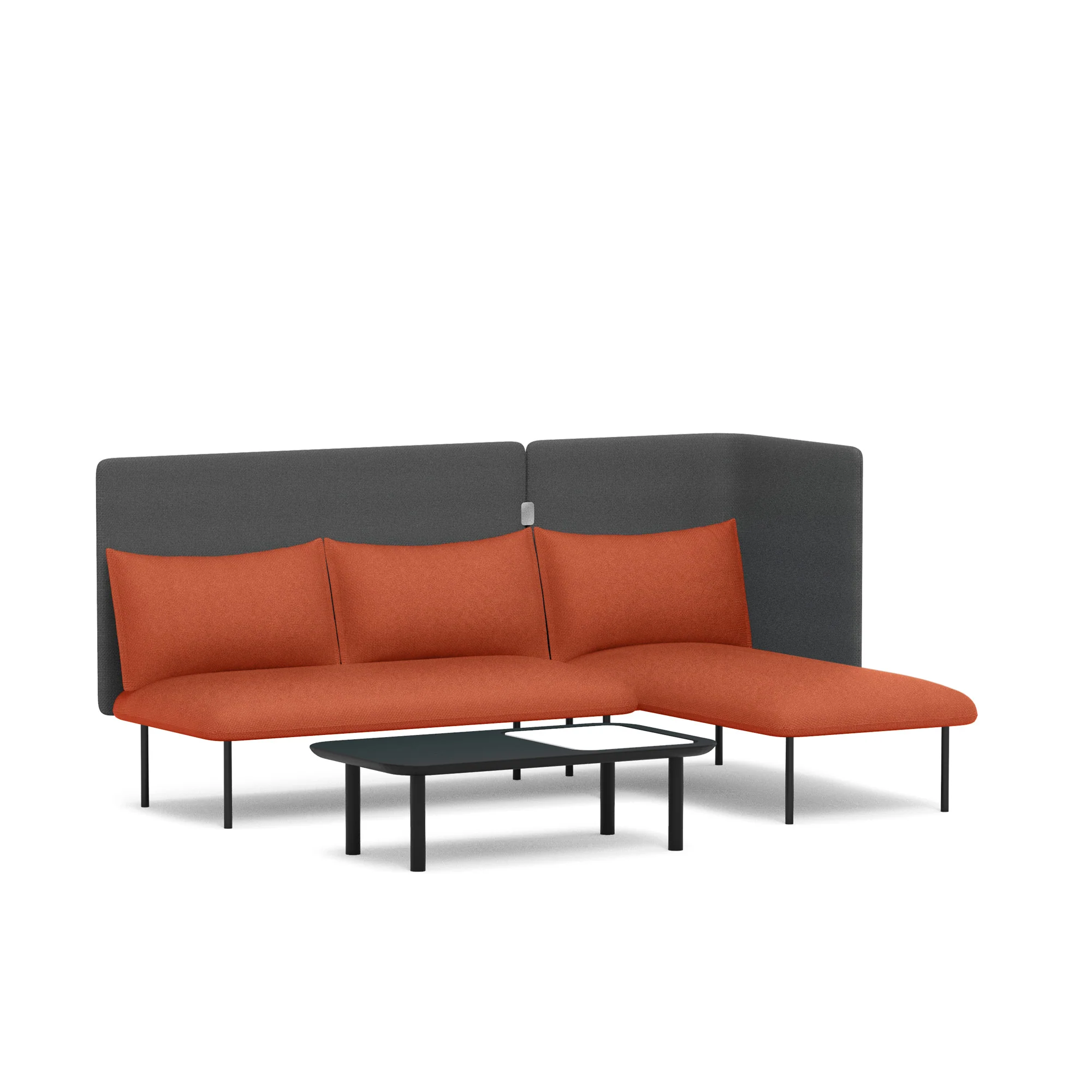 QT Adaptable Lounge Sofa + Right Chaise 4 QT Adaptable Lounge Sofa + Right Chaise